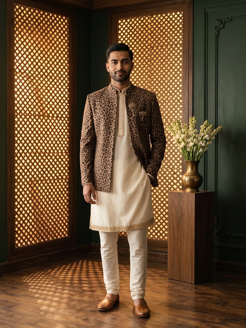 Jodhpuri set by Movaro Atelier