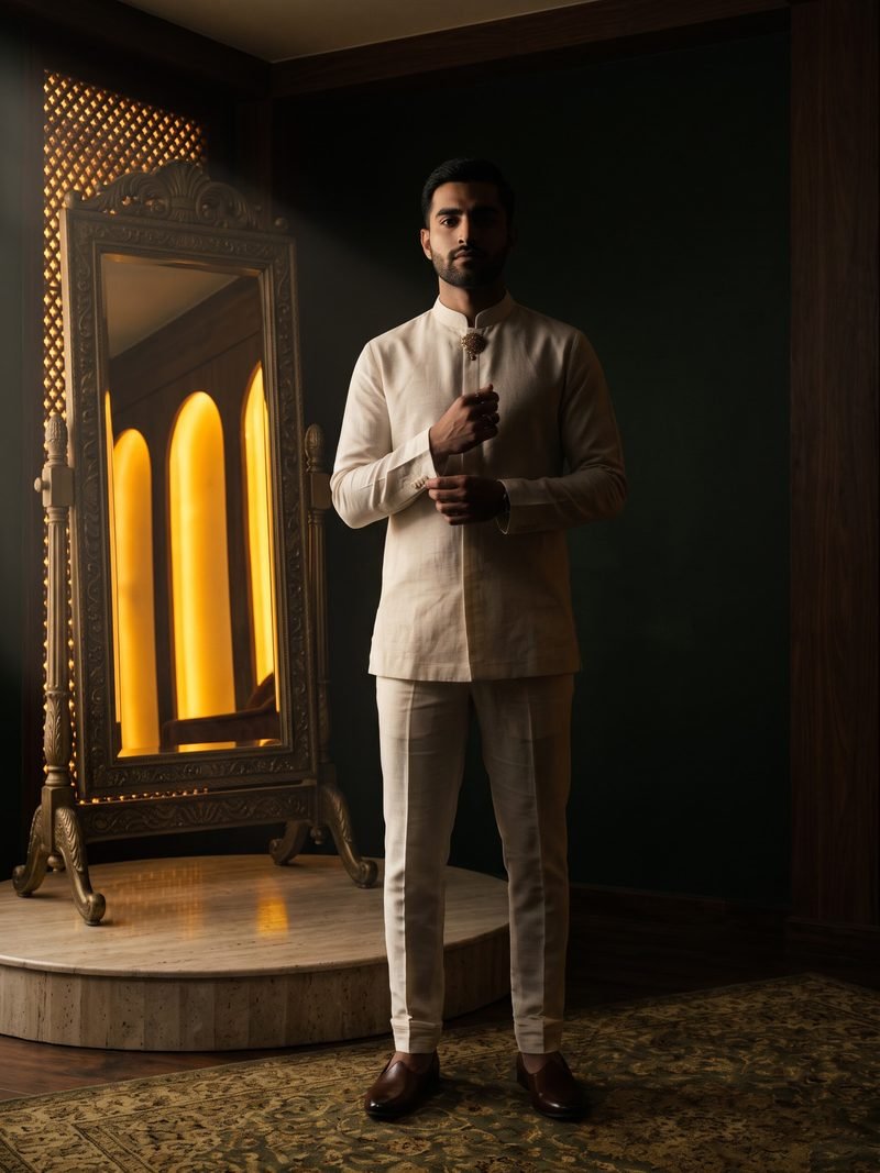 Indo-western set by Movaro Atelier